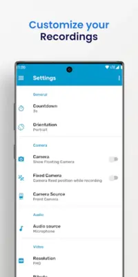 Screen Recorder android App screenshot 2